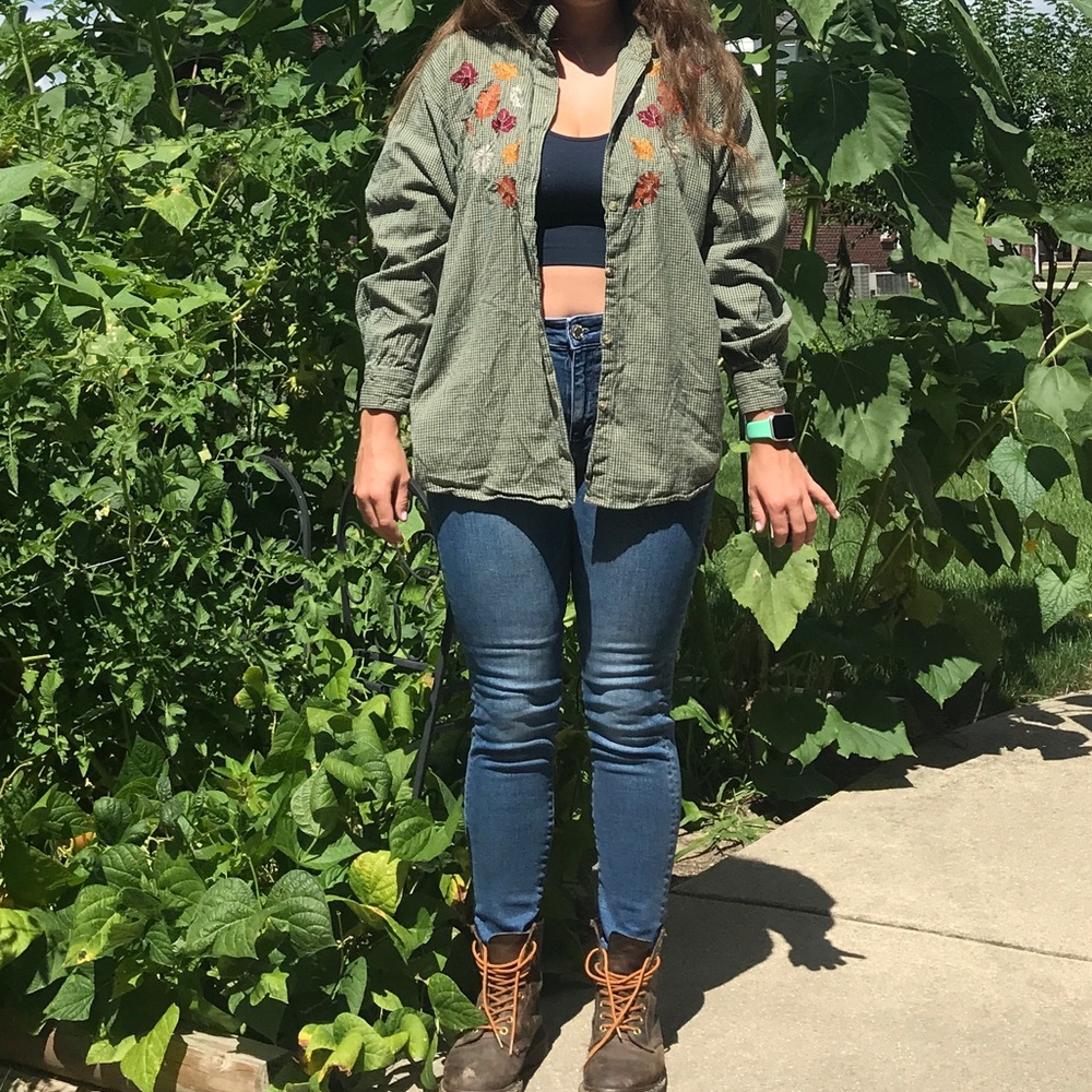 fall leaf flannel - Picture 11 of 13